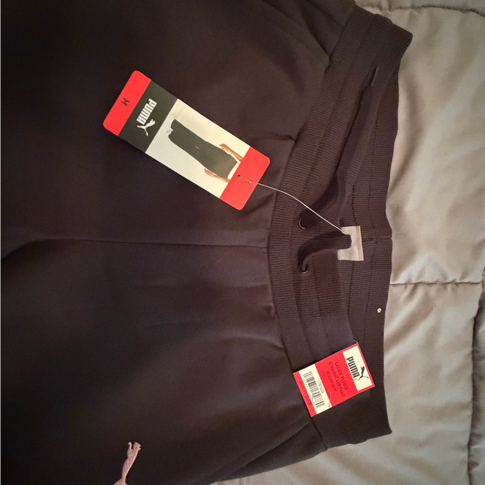 Puma Women's Black Straight Leg Pants